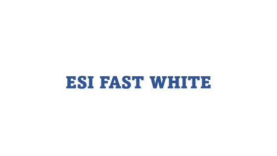 ESI FAST WHITE