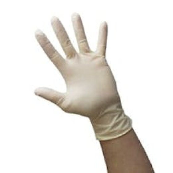 POWDER FREE LATEX GLOVES 100PC L PER BOX